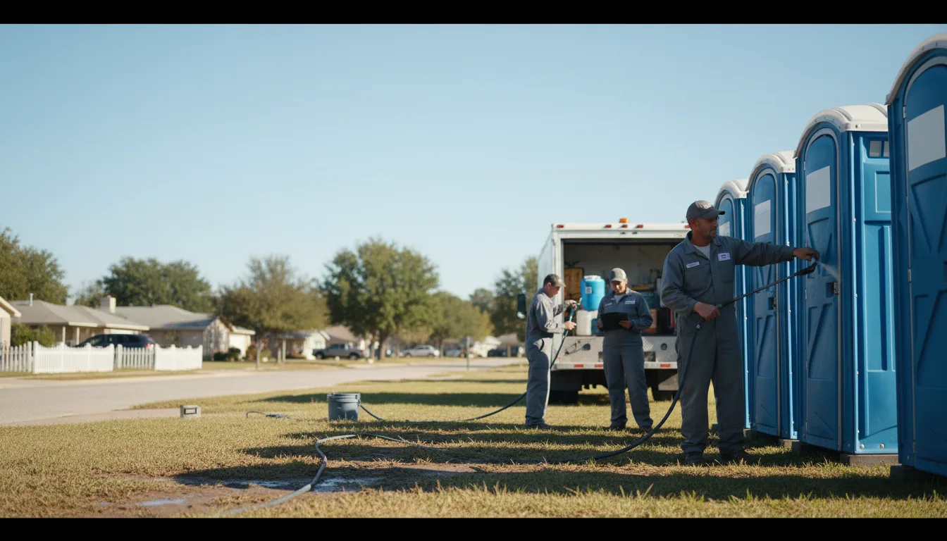 Long-Term Portable Toilet Rental in New Straitsville, OH near me